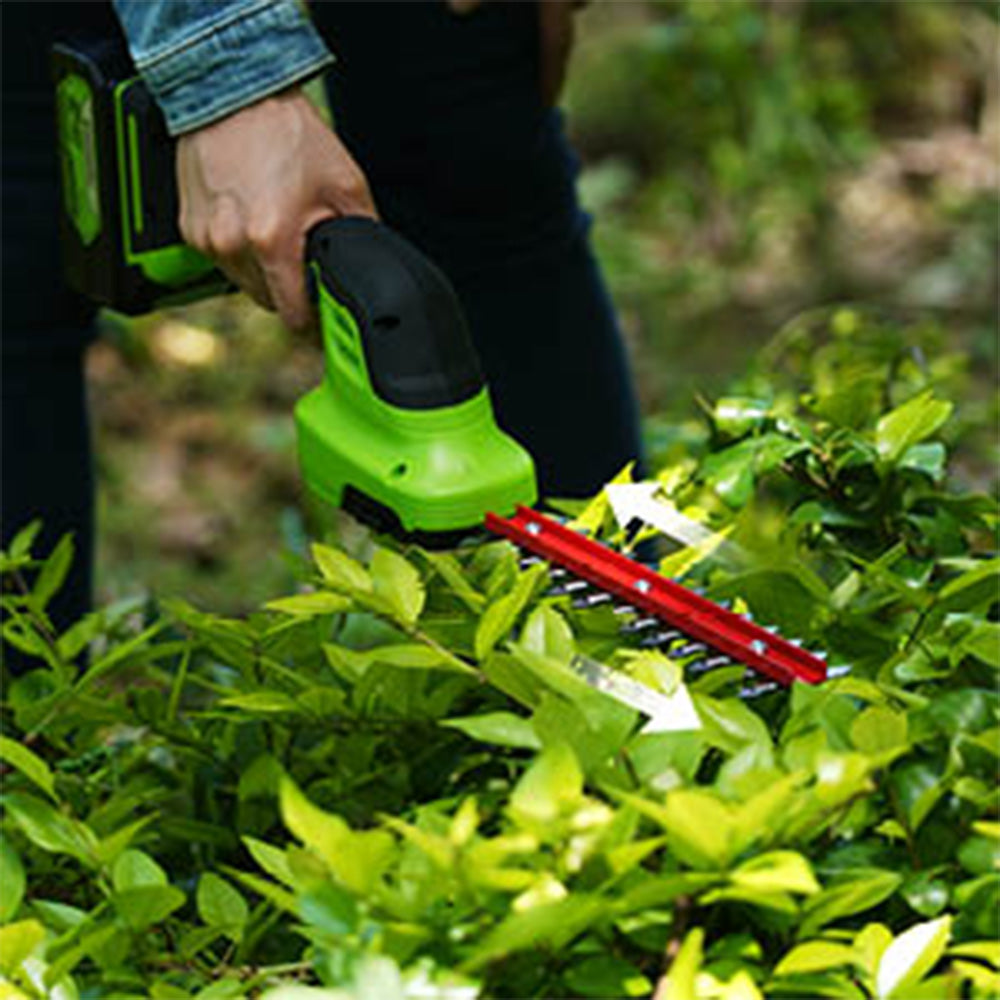 POWERALL 24V Cesoia per arbusti 2 in 1 - Batteria 2Ah
