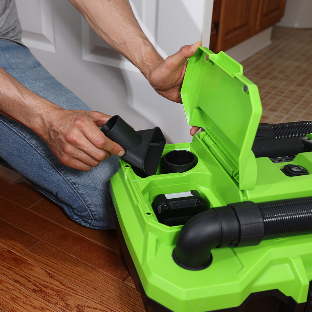 POWERALL 24V Aspirapolvere solidi e liquidi - Senza batteria