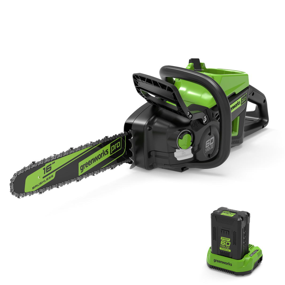 60V Motosega 40cm - Batteria 4Ah
