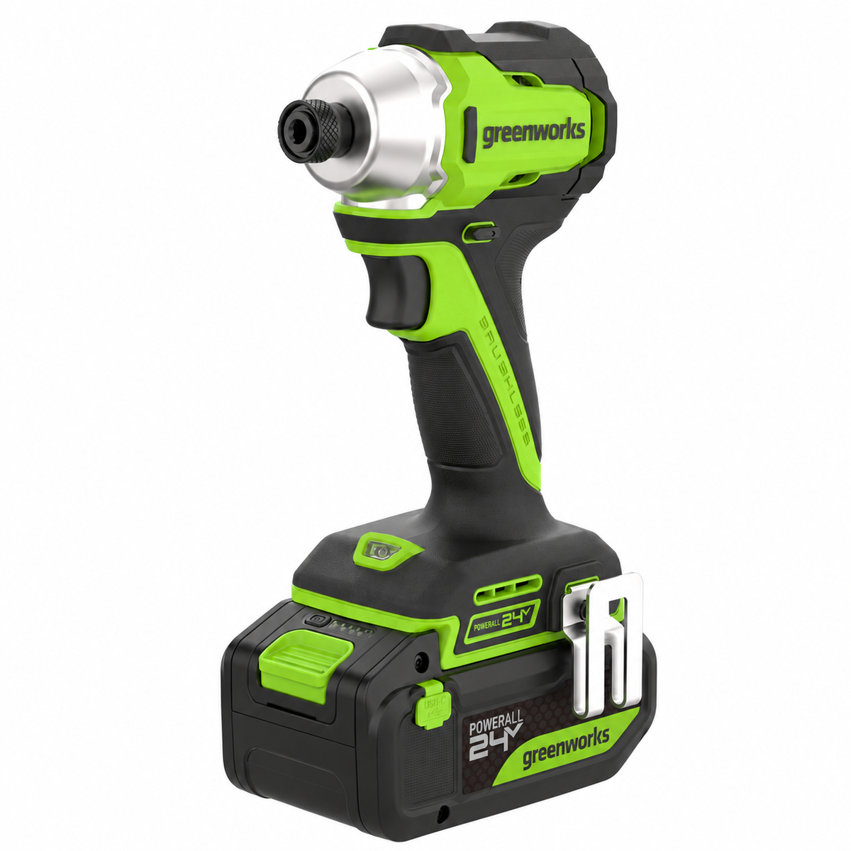 POWERALL 24V Avvitatore a percussione 200Nm - Batteria 4Ah