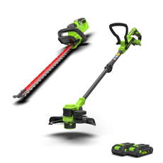 POWERALL 24V Tagliabordi 30cm + Tagliasiepi 61cm Kit