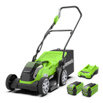 40V Rasaerba 35cm - 2x Batterie 2Ah