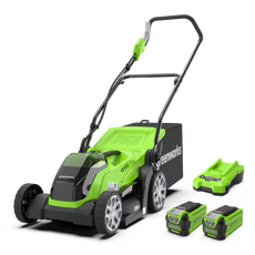 40V Rasaerba 35cm - 2x Batterie 2Ah