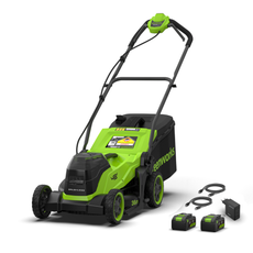 POWERALL 48V (24V x 2) Rasaerba 36cm - 2x Batterie 4Ah