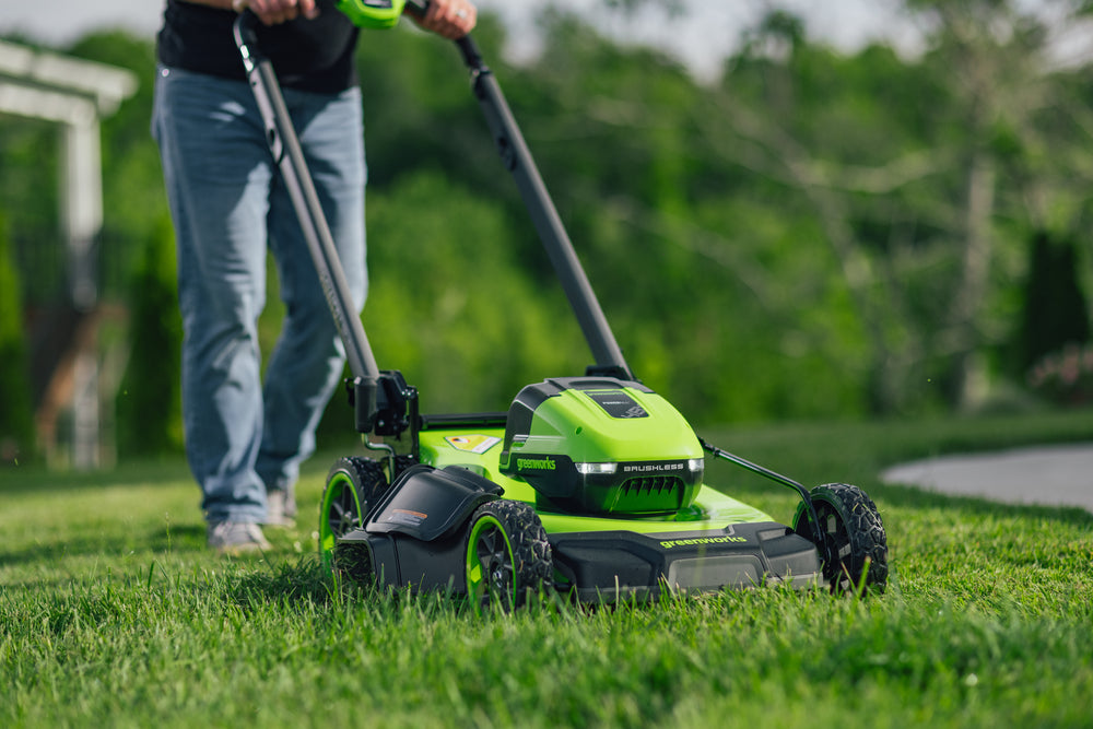 POWERALL 48V (24V x 2) Rasaerba 51cm Semovente - 2x Batterie 6Ah