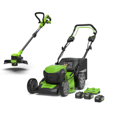 48V (24V x 2) Kit combo Rasaerba SP 46cm + Tagliabordi 30cm