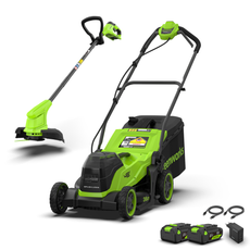 POWERALL 48V (24V x 2) Rasaerba 36cm + 24V Tagliabordi 25cm Gen. II Kit