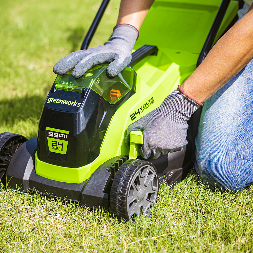 24V Rasaerba 33cm - Batteria 2Ah