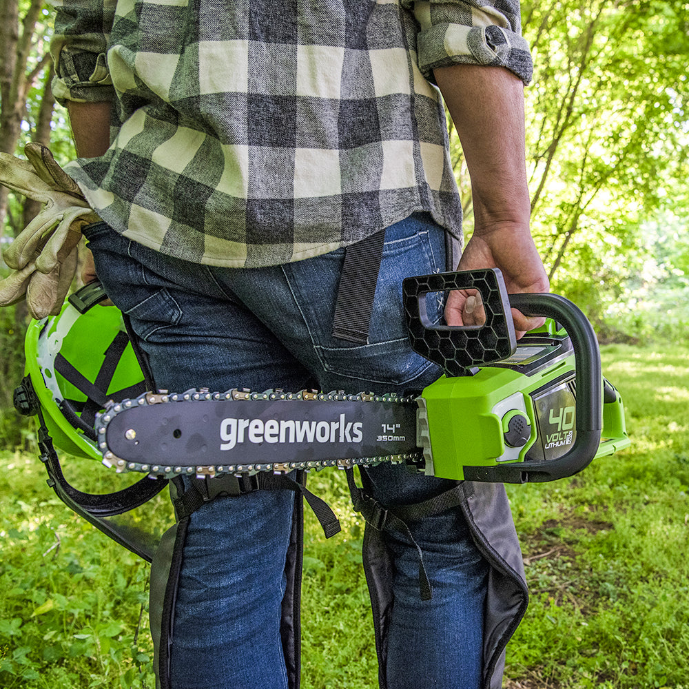 40V Motosega 35cm 1,5 kW - 2x Batterie 2Ah