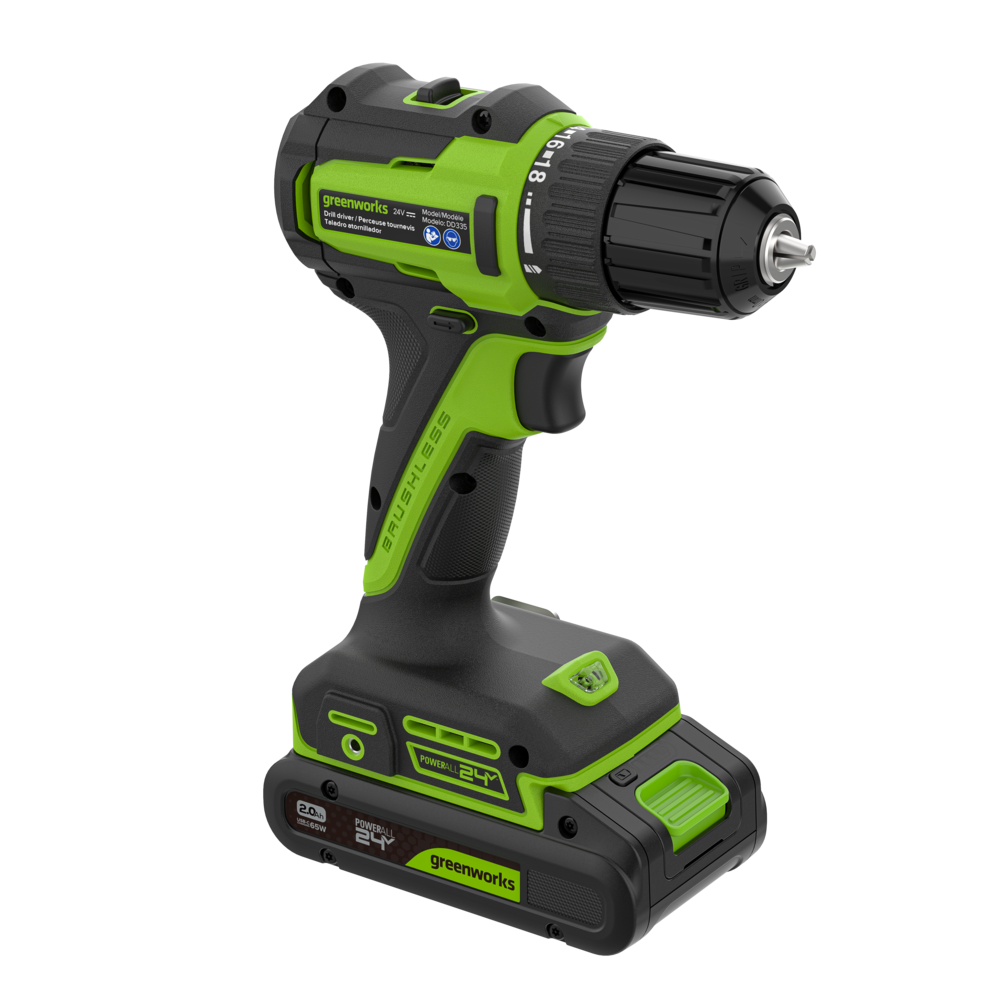 POWERALL 24V Trapano 35Nm - Batteria 2Ah