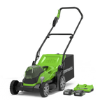 24V+24V Rasaerba 36cm - 2x Batterie 2Ah