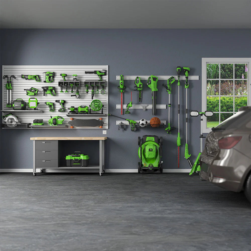 24V+24V Rasaerba 36cm - 2x Batterie 4Ah