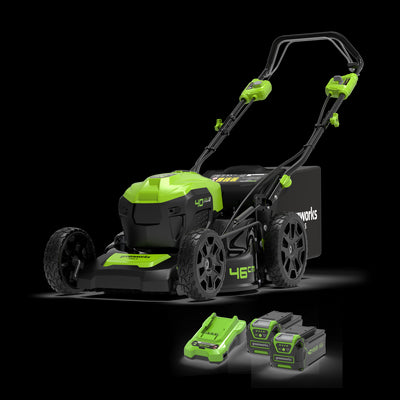 40V Rasaerba 46cm Semovente - 2x Batterie 4Ah