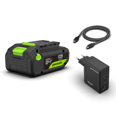 POWERALL 24V Starter Kit Batteria USB-C 4Ah + Caricatore 100W