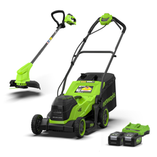 POWERALL 48V (24V x 2) Rasaerba 36cm + 24V Tagliabordi 25cm Gen. II Kit