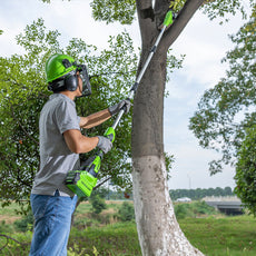 40V Potatore & Tagliasiepi a palo Gen. II - 2x Batterie 2Ah