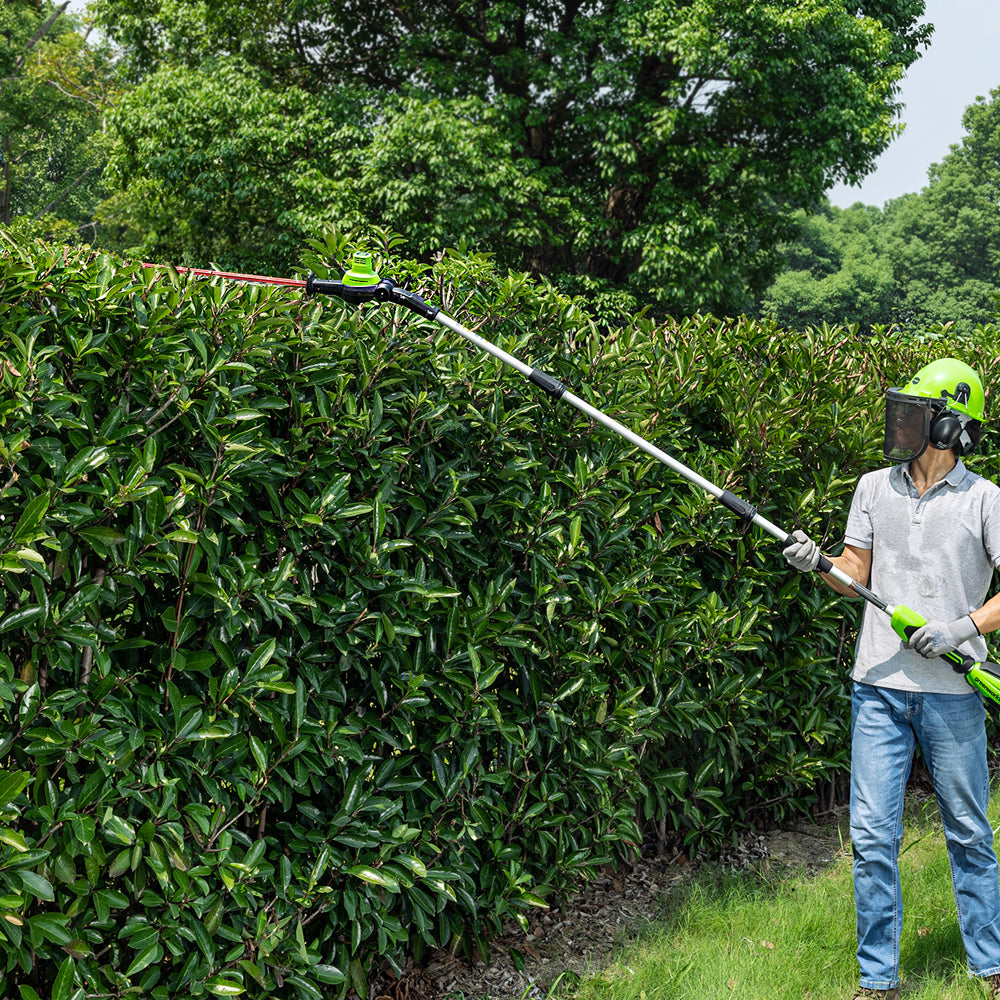 40V Potatore & Tagliasiepi a palo Gen. II - 2x Batterie 2Ah