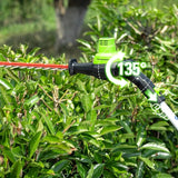 40V Potatore & Tagliasiepi a palo Gen. II - 2x Batterie 2Ah