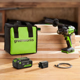POWERALL 24V PRO Trapano a percussione 90Nm - Batteria 4Ah