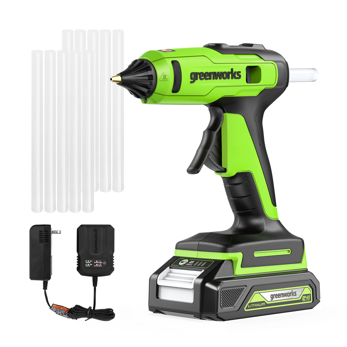 POWERALL 24V Pistola per colla a caldo - Batteria 2Ah