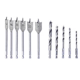 Set punte da trapano 11 pezzi per legno