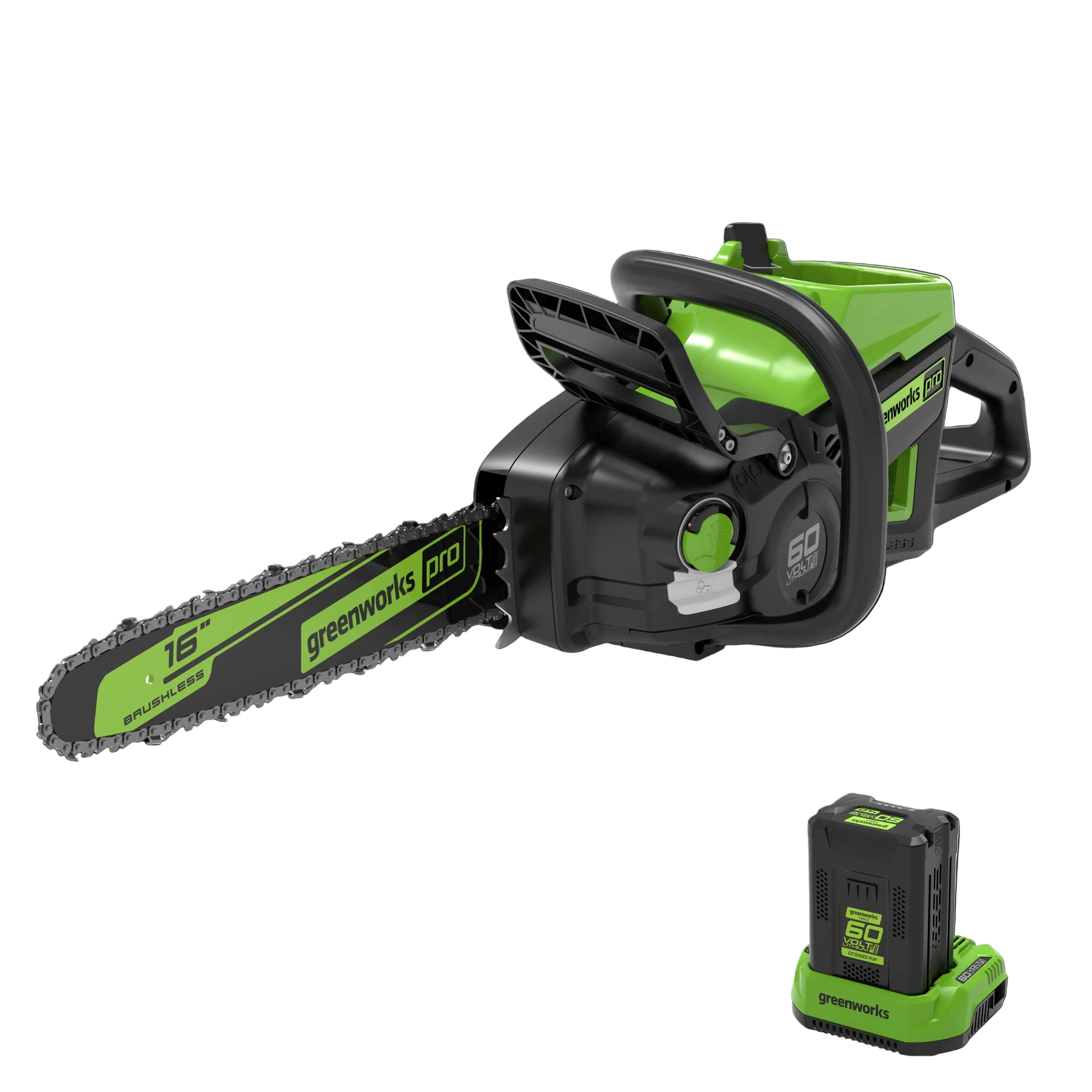60V Motosega 40cm - Batteria 4Ah