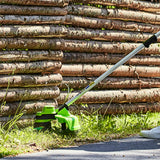 POWERALL 48V (24V x 2) Decespugliatore con impugnatura a manubrio 38cm - 2x Batterie 4Ah