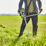 60V Decespugliatore impugnatura a manubrio 40cm - Batteria 4Ah