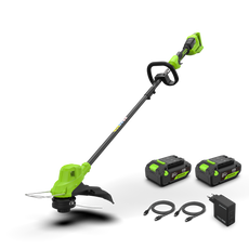 POWERALL 48V (24V x 2) Tagliabordi 38cm - 2x Batterie 4Ah
