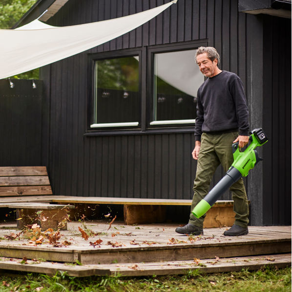 POWERALL 48V (24V x 2) Soffiatore 217 km/h - 2x Batterie 2Ah