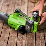 48V (24V x 2) Soffiatore 217 km/h - 2x Batterie 2Ah