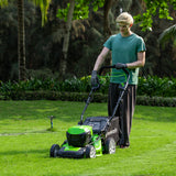 POWERALL 48V (24V x 2) Rasaerba 46cm Semovente + Tagliabordi 30cm Kit