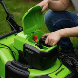 POWERALL 48V (24V x 2) Rasaerba 46cm Semovente + Tagliabordi 30cm Kit