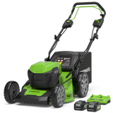 POWERALL 48V (24V x 2) Rasaerba 46cm Semovente - 2x Batterie 4Ah 