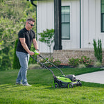 POWERALL 48V (24V x 2) Rasaerba 36cm - 2x Batterie 4Ah