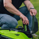 POWERALL 48V (24V x 2) Rasaerba 36cm - 2x Batterie 4Ah