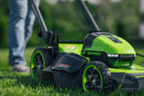 POWERALL 48V (24V x 2) Rasaerba 51cm Semovente - 2x Batterie 6Ah