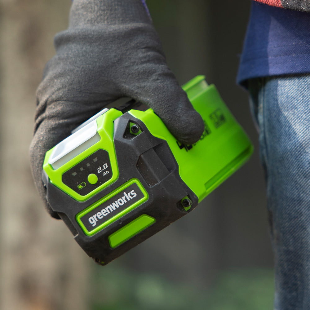 Batteria Greenworks 40V 2Ah G40B2 - Ricambio Per Attrezzi Da Giardino A Batteria - Foto 14