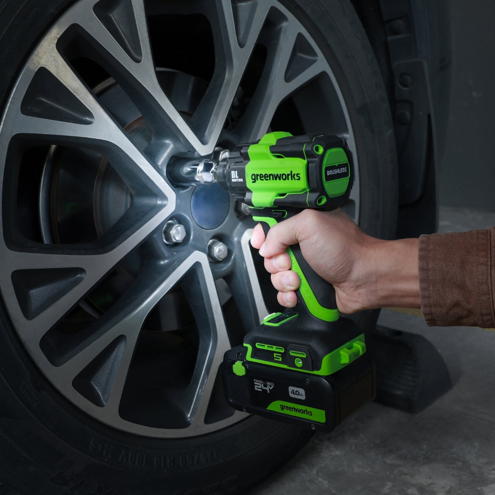 24V Avvitatore a percussione 400Nm - Senza batteria