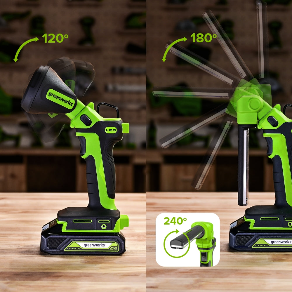POWERALL 24V 2-in-1 LED Work Light - tool only