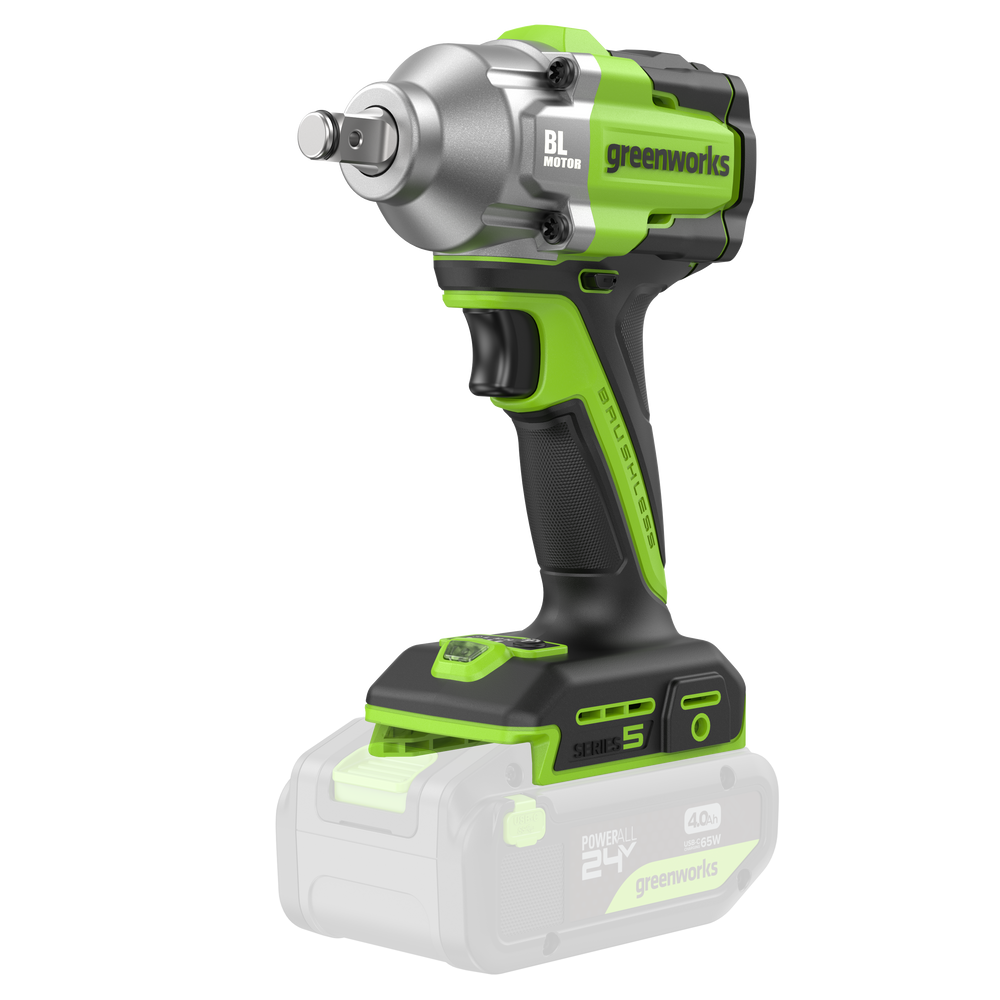 24V Avvitatore a percussione 400Nm - Senza batteria