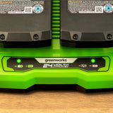 POWERALL 24V Starter Kit Batterie 2x 2Ah + Caricabatterie doppio
