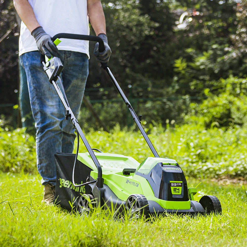 POWERALL 24V Rasaerba 33cm - Batteria 2Ah