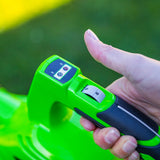 40V Soffiatore / Aspirafoglie 280 km/h - 2x Batterie 2Ah
