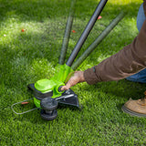 POWERALL 48V (24V x 2) Rasaerba 46cm Semovente + Tagliabordi 30cm Kit