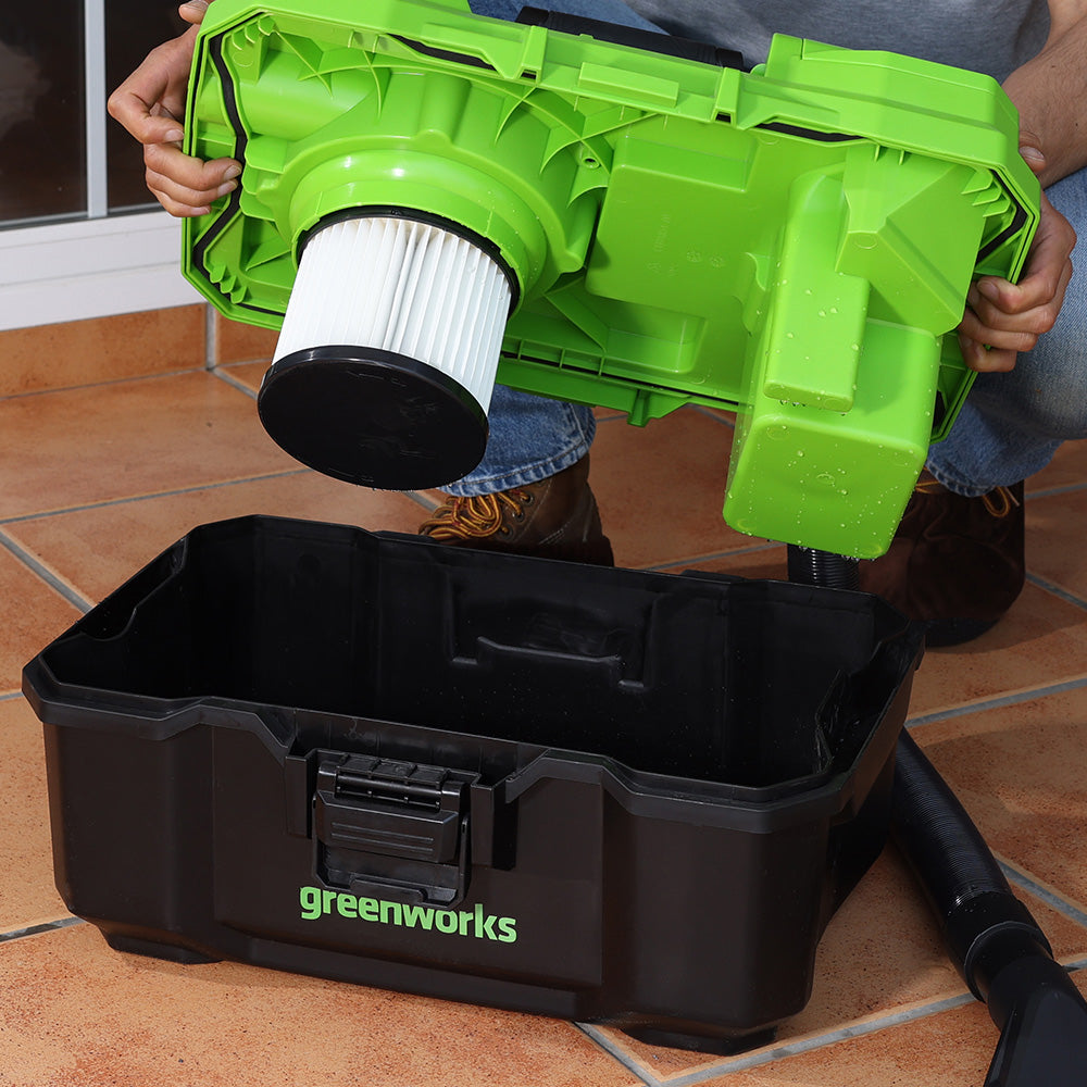 POWERALL 24V Aspirapolvere solidi e liquidi - Senza batteria