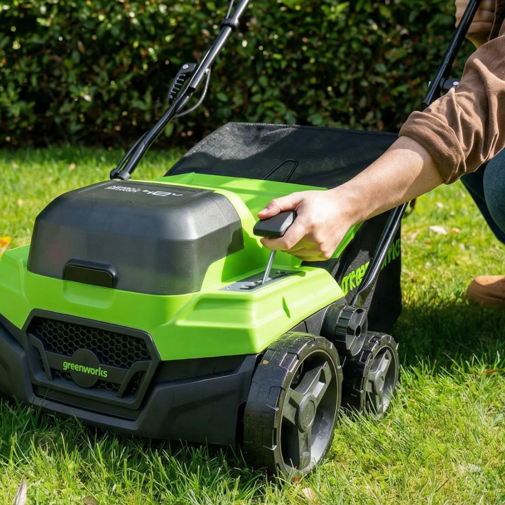 POWERALL 48V (24V x 2) Arieggiatore / Scarificatore 2-in-1 38cm - Senza batteria
