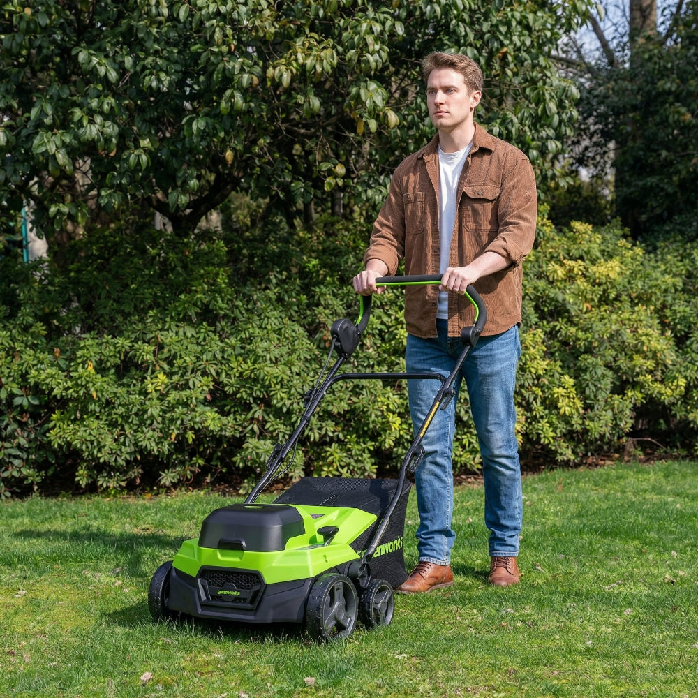 POWERALL 48V (24V x 2) Arieggiatore / Scarificatore 2-in-1 38cm - Senza batteria