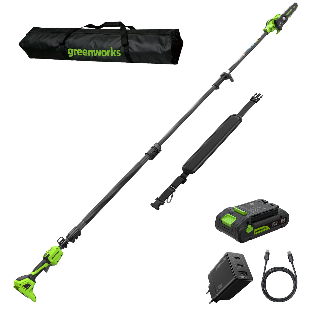 POWERALL 24V Potatore telescopico 20cm - Batteria 3Ah