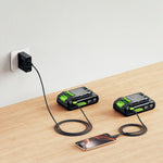 24V Batteria USB-C ad alta prestazioni 2Ah